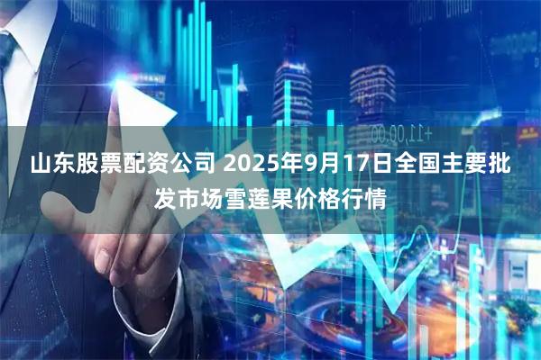 山东股票配资公司 2025年9月17日全国主要批发市场雪莲果价格行情