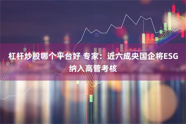 杠杆炒股哪个平台好 专家：近六成央国企将ESG纳入高管考核